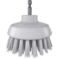 Brosse ronde HyDrive pour perceuse, Soies Tr&egrave;s ferme, Longueur de 3-1/10", Blanc Nassau Supply