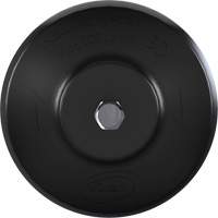 Brosse ronde HyDrive pour perceuse, Soies Tr&egrave;s ferme, Longueur de 3-1/10", Noir Nassau Supply