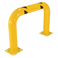 High Profile Machinery Guards, 3' W x 2' H, Yellow Nassau Supply