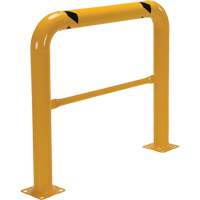 High Profile Machinery Guards, 4' W x 3.5' H, Yellow Nassau Supply
