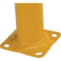 High Profile Machinery Guards, 4' W x 3.5' H, Yellow Nassau Supply