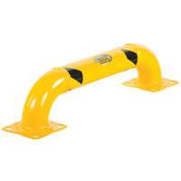 Low Profile Rack Guards, 3' W x 0.75' H, Yellow Nassau Supply