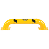 Low Profile Rack Guards, 3' W x 0.75' H, Yellow Nassau Supply