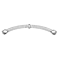 Ceiling Mounted 90° Curved Curtain Partition Track, 3' L Nassau Supply