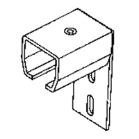 Curtain Partition Wall Mount End Connector KB010 | Nassau Supply