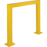 Safety Guards, 4' W x 3.5' H, Yellow Nassau Supply