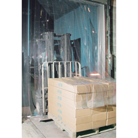 Strip Curtain Doors, 10' x 10' Door Opening, 12" Strip Width, 0.120" Strip Thickness Nassau Supply