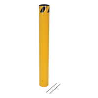Bornes &agrave; couler, Acier, 36-1/2" h x 5-9/16" la, Jaune Nassau Supply