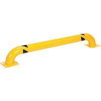 Low Profile Rack Guard, 5.3' W x 0.74' H, Yellow Nassau Supply