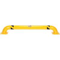 Low Profile Rack Guard, 5.3' W x 0.74' H, Yellow Nassau Supply