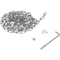 Chaîne &agrave; double boucle avec crochet de suspension Nassau Supply
