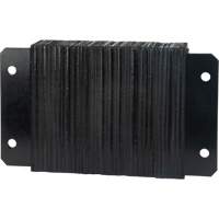 Laminated Dock Bumpers, Horizontal, Rubber, 18" W x 4" D x 12" H Nassau Supply