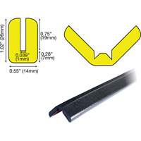 Butoir de protection de rebords mod&egrave;le W 1M, Longueur 3,25' (0,99 m) Nassau Supply