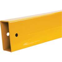 Lift-Out Guard Rail, Steel, 3' L x 4" H, Safety Yellow Nassau Supply