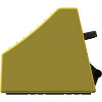 Checkers Safety Heavy-Duty Ultra Class Mining Wheel Chock, HDPE, Yellow, 14-1/2" W x 17-1/2" D x 16" H Nassau Supply