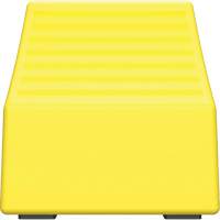 Checkers Safety Heavy-Duty Ultra Class Mining Wheel Chock without Bracket, HDPE, Yellow, 14-1/2" W x 17-1/2" D x 16" H Nassau Supply