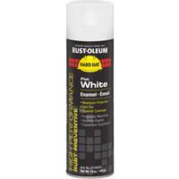 V2100 System Enamel Spray Paint, Flat White, Flat Finish, 15 oz., Aerosol Can Nassau Supply