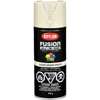Fusion All-In-One Spray Paint, Dover White, Gloss, 12 oz., Aerosol Can Nassau Supply