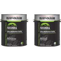 Sierra S60 Water-Based Epoxy Maintenance Coating Kit, Gallon, Grey Nassau Supply
