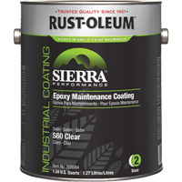 Sierra S60 Water-Based Epoxy Maintenance Coating Part 2 Base, Gallon, Clear Nassau Supply