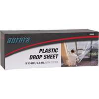 Drop sheet, 400' L x 9' W, Plastic KQ208 | Nassau Supply