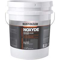 Noxyde Elastomeric Acrylic Coating, 5 gal., Pail, Grey Nassau Supply