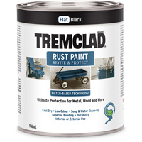 Tremclad&reg; Water-Based Rust Paint, 946 ml, Can, Black Nassau Supply