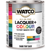 Watco&reg; All In One Lacquer + Colour Dark Tint Base, 946 ml, Dark Tint Base, High-Gloss Nassau Supply