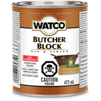Watco&reg; Butcher Block Oil & Finish, 473 ml, Clear, Transparent Nassau Supply