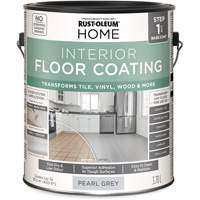 Couche de fond pour syst&egrave;me de rev&ecirc;tement de plancher int&eacute;rieur &agrave; la maison, 3,78 L, &agrave; l'eau, Tr&egrave;s mat, Gris Nassau Supply