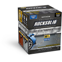 Couche de finition RockSolid, Satin/Textur&eacute;, Transparent Nassau Supply