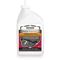 EpoxyShield&reg; Premium Rubberized Crack Filler, Bottle, Black Nassau Supply