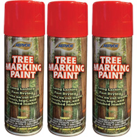 Peinture fluorescente pour marquer les arbres Aervoe 690, Rouge fluorescent, 16 oz Nassau Supply