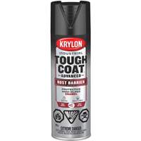 Tough Coat&reg; Advanced Paint with Rust Barrier Technology, Black, High-Gloss, 425 g, Aerosol Can Nassau Supply