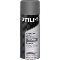 UTILI-T General Purpose Enamel Spray Paint, Grey Primer, 10 oz./283 g, Aerosol Can Nassau Supply