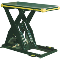 Hydraulic Backsaver Scissor Lift Table, Steel, 24" W x 48" L, 4000 lbs. Capacity Nassau Supply
