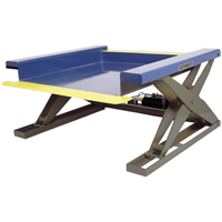 Hydraulic Floor-Height Scissor Lift Tables, Steel, 2000 lbs. Capacity LT586 | Nassau Supply