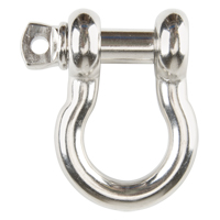 Manille d'ancrage &agrave; vis, 1/4", Cheville &agrave; vis, Acier inoxydable Nassau Supply