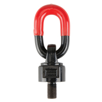 Anneaux de treuil de levage pivotant, 1/4", Longueur du filetage 13 mm, Acier alli&eacute; Nassau Supply