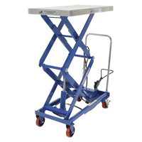 Pneumatic Hydraulic Scissor Lift Table, Steel, 35-1/2" L x 20" W, 800 lbs. Cap. LV478 | Nassau Supply