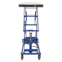Pneumatic Hydraulic Scissor Lift Table, Steel, 35-1/2" L x 20" W, 800 lbs. Cap. LV478 | Nassau Supply