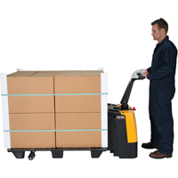 Transpalette &eacute;lectrique motoris&eacute;, Capacit&eacute; 3000 lb, 47" lo x 25" la Nassau Supply