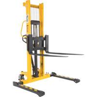 Gerbeur hydraulique manuel, Fonctionnement Pompe manuelle, Capacit&eacute; 2000 lb, Lev&eacute;e max 63" Nassau Supply