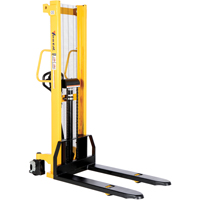 Gerbeur hydraulique manuel, Fonctionnement Pompe manuelle, Capacit&eacute; 2000 lb, Lev&eacute;e max 63" Nassau Supply