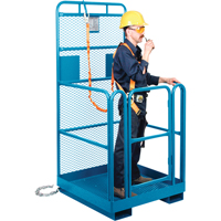 Nacelle &eacute;l&eacute;vatrice pour travail en hauteur, 36" x 36" x 72" h, Capacit&eacute; de 1000 lb, Acier Nassau Supply