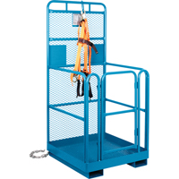 Nacelle &eacute;l&eacute;vatrice pour travail en hauteur, 36" x 36" x 72" h, Capacit&eacute; de 1000 lb, Acier Nassau Supply