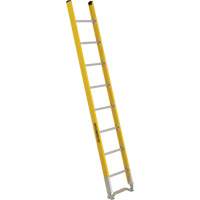 Single Section Straight Ladder - 6100 Series, 8', Fibreglass, 375 lbs., CSA Grade 1AA MF380 | Nassau Supply