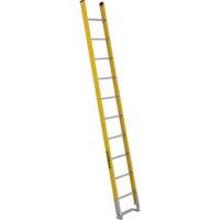 Single Section Straight Ladder - 6100 Series, 10', Fibreglass, 375 lbs., CSA Grade 1AA MF381 | Nassau Supply
