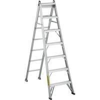 Escabeaux industriels Multi-Way de s&eacute;rie 2700, 7', Aluminium, Capacit&eacute; de 250 lb, ANSI 1, CSA 1 Nassau Supply