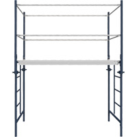 Accessoires pour &eacute;chafaudage - Poteau de garde-corps a/support, Poteau de garde-corps, 6" la x 56" h Nassau Supply